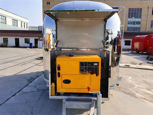 Internet Famous Night Market Night Economy Ice Cream Fast Food Milk Tea Coffee Drink Cart Stainless Steel Specialized Food - Product Image 2