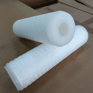 Serie PP 0,45 Micron Clasificación absoluta <span class=keywords><strong>Membrana</strong></span> de polipropileno Cartucho de filtro plisado PP 10 "20" 30 "para filtración de agua - Product Image 1