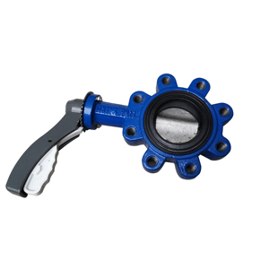 Válvula de mariposa tipo wafer de acero inoxidable DN50 de 4 pulgadas con revestimiento de PTFE y sello de goma manual, proveedor chino de hierro fundido. - Product Image 2