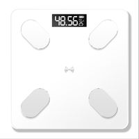Balance de graisse corporelle, vip noir, pour salle de bains naturelle