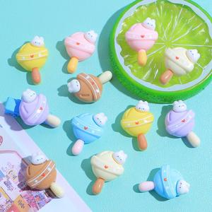 Nouveauté : Mini-breloques amusantes en résine Lapin Sucette pour accessoires de bricolage, petits accessoires pour colle crème et matériaux créatifs pour pinces à cheveux - Product Image 2