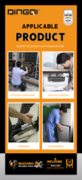 Tournevis électrique sans fil DINGQI 6V, alimenté par piles AAA, perceuse manuelle à double vitesse avec embouts pour l'assemblage de meubles et les réparations DIY