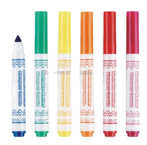Super Wide Tips <b>Washable</b> Ink Water Color Plastic <b>Marker</b> Pens - Product Image 2