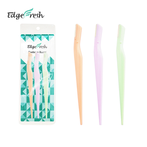 <span class=keywords><strong>Petit</strong></span> <span class=keywords><strong>rasoir</strong></span> à sourcils jetable en acier inoxydable à lame unique pour un rasage de précision, pour femmes, utilisation sur le <span class=keywords><strong>visage</strong></span>, couleurs personnalisables - Product Image 2