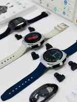 Nouvelle montre connectée 2025 avec écouteurs 2 en 1, tracker d'activité avec écouteurs et montre connectée 2 en 1 Z19