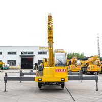 Mini-grue de camion 4x4 personnalisée, 6 tonnes, hauteur de levage 25m, haute efficacité, en promotion en Chine