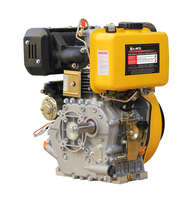 Moteur diesel refroidi par air 14hp 192FS 1500rpm 1800rpm Arbre à cames 30mm Rainure pour clavette