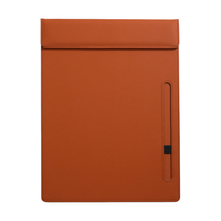 Bloc-notes magnétique en cuir, tableau magnétique A4 avec porte-stylo pour réunions d'affaires et fournitures hôtelières, cadeau personnalisé avec logo