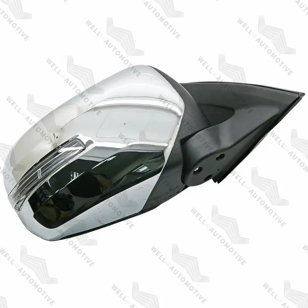 Specchi laterali accessori auto all'ingrosso di fabbrica con specchietto retrovisore cromato Aftermarket LED per Triton L200 2015