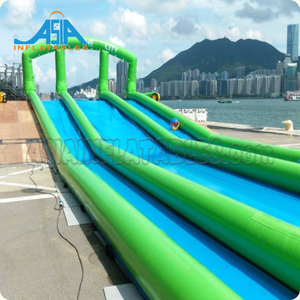 Outdoor <strong>50m</strong> City <strong>Slide</strong>, <strong>Inflatable</strong> <strong>slip</strong> n <strong>Slide</strong> Water <strong>Slide</strong> for Adult <strong>and</strong> Kids - Product Image 2