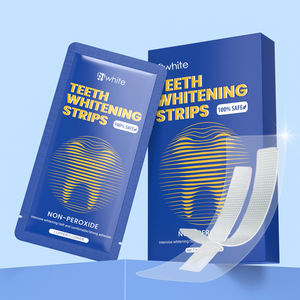Logo personalizzato strisce sbiancanti denti neri 14 paia/scatola Gel sbiancante menta per lo sbiancamento dei denti - Product Image 1