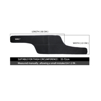 Manchon de Compression ajustable pour entorse de cuisse, gaine pour le tragus, les muscles du bois et de la cuisse, vente en gros, 1 pièce