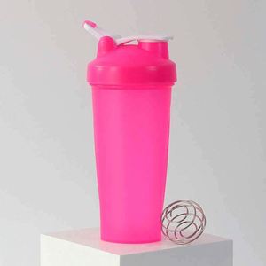 Colorful Plastic <b>Shaker</b> <b>Bottle</b> With Straw Bpa Free For Gym Fitness Adults Sports Use - Product Image 5