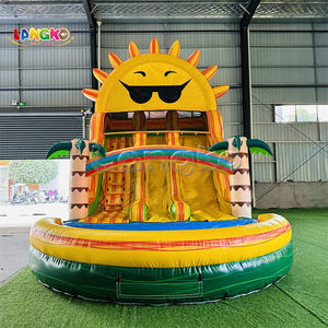 Toboganes inflables para adultos Tobogán acuático Tobogán para niños Toboganes para <span class=keywords><strong>piscina</strong></span> comercial y piscinas para la <span class=keywords><strong>playa</strong></span> - Product Image 2