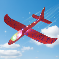 Avion planeur léger en mousse EPP, jouet volant à lancer à la main pour enfants et jeux en plein air, 48x48cm, toutes saisons