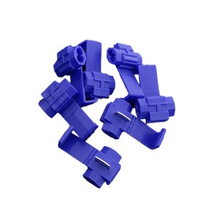 802P3 Wire <b>Connector</b> Blue Plastic Automotive <b>Quick</b> Connectors 2 Square MM For Car Wiring - Product Image 1