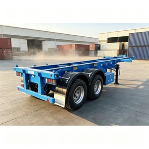 Semirremolque Esqueleto de 2 Ejes en Oferta para Transporte de Contenedores en África, Cierres Giratorios Estándar para Asegurar Contenedores, Estructura de Alta Resistencia - Product Image 3