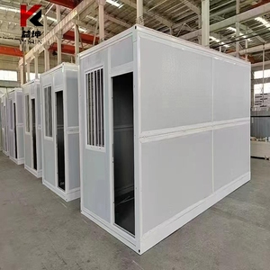 Villa préfabriquée pliable en acier léger de 20 pieds avec isolation, maisons conteneurs pliantes préfabriquées économiques de Chine - Product Image 2