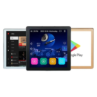 Amplificateur mural WiFi UEMON intelligent avec Android 10, commande vocale, écran tactile 4 pouces, Google Play Store, 8G/16G ROM, 1G/2G RAM, hôte musical
