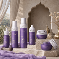 Flacon de lotion en verre mat à motif floral élégant, pot de crème pour le visage, contenants pour produits de soin de la peau 120ml 100ml 40ml 30ml 50g 30g