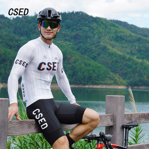 Áo thể thao đạp xe nam CSED nhẹ, dài tay, nhanh khô, áo sweatshirt xe đạp, quần áo xe đạp địa hình MTB, thoáng khí, có thể in tên đội OEM - Product Image 4