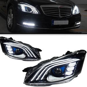 Nouvelle Tendance : Cache-Phare de Voiture BQD05, Ensemble de Phares Modifiés Bi-LED Projecteurs pour Mercedes-Benz W221 2006-2012 - Product Image 1