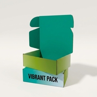 Boîte postale en carton couleur personnalisée imprimée sur mesure pour fabricant OEM, emballage en papier, boîte d'expédition ondulée pour vêtements