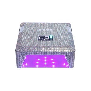 Sèche-ongles LED UV rechargeable, lampe à ongles en diamant et strass, machine portable pour le durcissement du vernis gel - Product Image 1