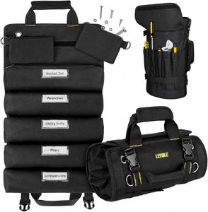 Free sample Multi-Purpose Carrier <b>tool</b> Organizer Bucket Roll up <b>Tool</b> <b>Bag</b> Wrap Roll Storage Case Hanging <b>Tool</b> Zipper Carrier <b>Tote</b> - Product Image 3