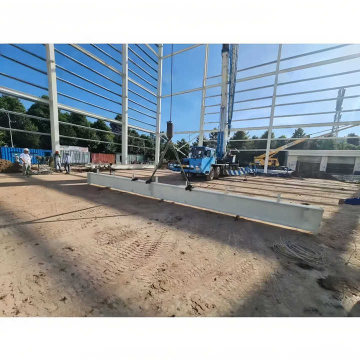 CGCH Prefabricated Steel Structure Garage Cheap Price Free Design Metal Shed Construction