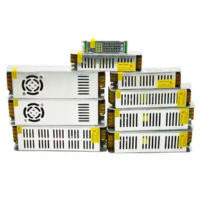 Beralih catu daya SL-60-12 AC ke DC 12V pelindung logam 5A / 60W pemantauan keamanan LED penstabil Regulator tegangan