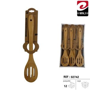 Bamboo Soup Spoon 30 Cm Natural Wood Kitchen Utensil Cooking Tool - Product Image 3