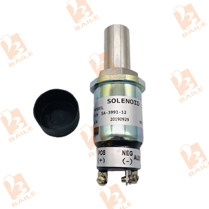 Máy xúc bộ phận điện SA-3991-<span class=keywords><strong>12</strong></span> SA-3991-24 nhiên liệu shutoff solenoid dừng solenoid 12V cho <span class=keywords><strong>CS110</strong></span> cs120 mf7250 mf7252 máy kéo - Product Image 1