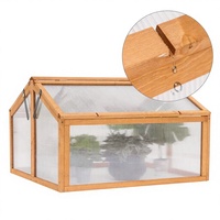 OTXIINXIIN-Serre d'extérieur en bois portable, maison de jardin pour plantes, maisons d'hiver en bois de sapin massif pour plantes