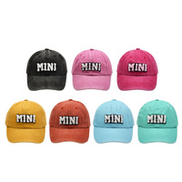 Casquette de baseball tendance pour parents et enfants, style décontracté, broderie logo PAPA MaMa MINI, casquette de sport réglable, snapback