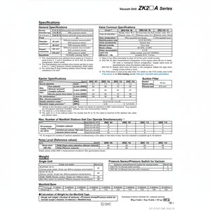 Unidad de vacío industrial SMC Pneumatics modelo - Product Image 1