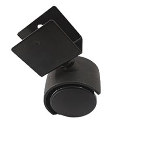 Roues de <span class=keywords><strong>roulettes</strong></span> de petit meuble au design moderne avec blocage de roue en nylon noir gris de 50mm tige en U Guangdong grande usine roue de <span class=keywords><strong>roulettes</strong></span> en plastique - Product Image 1