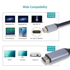 <span class=keywords><strong>Cable</strong></span> <span class=keywords><strong>hdmi</strong></span> de alta velocidad 8 pin móvil para tv 4K 60HZ USB tipo C <span class=keywords><strong>a</strong></span> <span class=keywords><strong>HDMI</strong></span> adaptador de <span class=keywords><strong>cable</strong></span> - Product Image 6