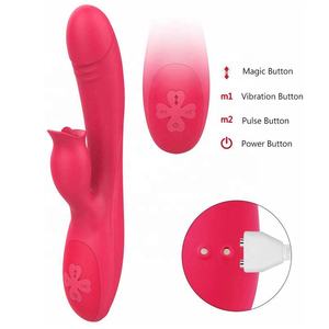 जीभ के साथ महिलाओं के लिए शक्तिशाली g स्पॉट खरगोश वाइब्रेटर उत्तेजक डिल्डो वयस्क महिला के लिए सेक्स खिलौने - Product Image 4