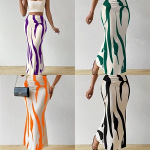 กระโปรงทรงเค้กสไตล์ยุโรปและอเมริกันหลากสี ขายส่ง เสื้อผ้า<span class=keywords><strong>ผู้หญิง</strong></span> กระโปรงทรงเค้กเรียบง่าย สไตล์ลำลอง - Product Image 6