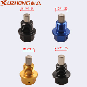 XUZHONG Oil Pan Screw Magnetic Drain <b>Plug</b> M12 M14 Aluminum Alloy For Car Modification - Product Image 1