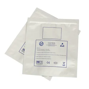 ラミネートアルミホイル帯電防止シールドバッグ医薬品包装引き裂きノッチesdpeシールド