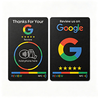 Carte NFC personnalisée en PVC pour avis Google sur le comptoir du magasin, touchez pour laisser des avis Google 5 étoiles pour restaurant, commerce de détail