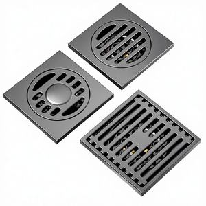 YOTO Gun Ash Paslanmaz Çelik Bakır Kapaklı Yer Süzgeci, Banyo Duş Odası Çamaşır Makinesi Koku Giderme İçin - Product Image 1