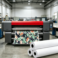 Rouleau de papier transfert thermique par sublimation lavable pour impression personnalisée sur vêtements en polyester