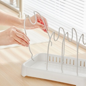 Support de couvercle de pot multifonctionnel, organisateur de rangement pour couvercles, porte-vaisselle amovible pour usage domestique, pour ranger la vaisselle et les ustensiles de table - Product Image 3