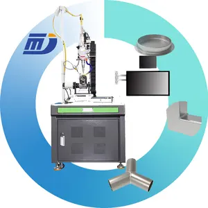 ダブル作業位置4軸自動金属繊維レーザー溶接機価格レーザー溶接機