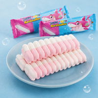 Viral BOBFIRE Guimauves Dents de Requin, pour Enfants, Fêtes et Pâtisserie, Idéal pour l'Achat en Magasin et la Vente au Détail