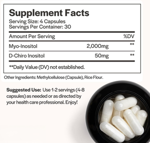 Cápsulas de Mio-D-Chiro Inositol OEM ODM, 120 Cápsulas Vegetales, GMP Halal, para Suplemento Dietético de Marca Privada - Product Image 3