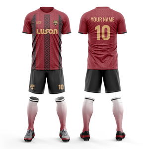 Maillot de football personnalisable LUSON, jaune vitalité, vert, équipement d'équipe, uniformes avec personnalisation du nom et du numéro pour le football - Product Image 6